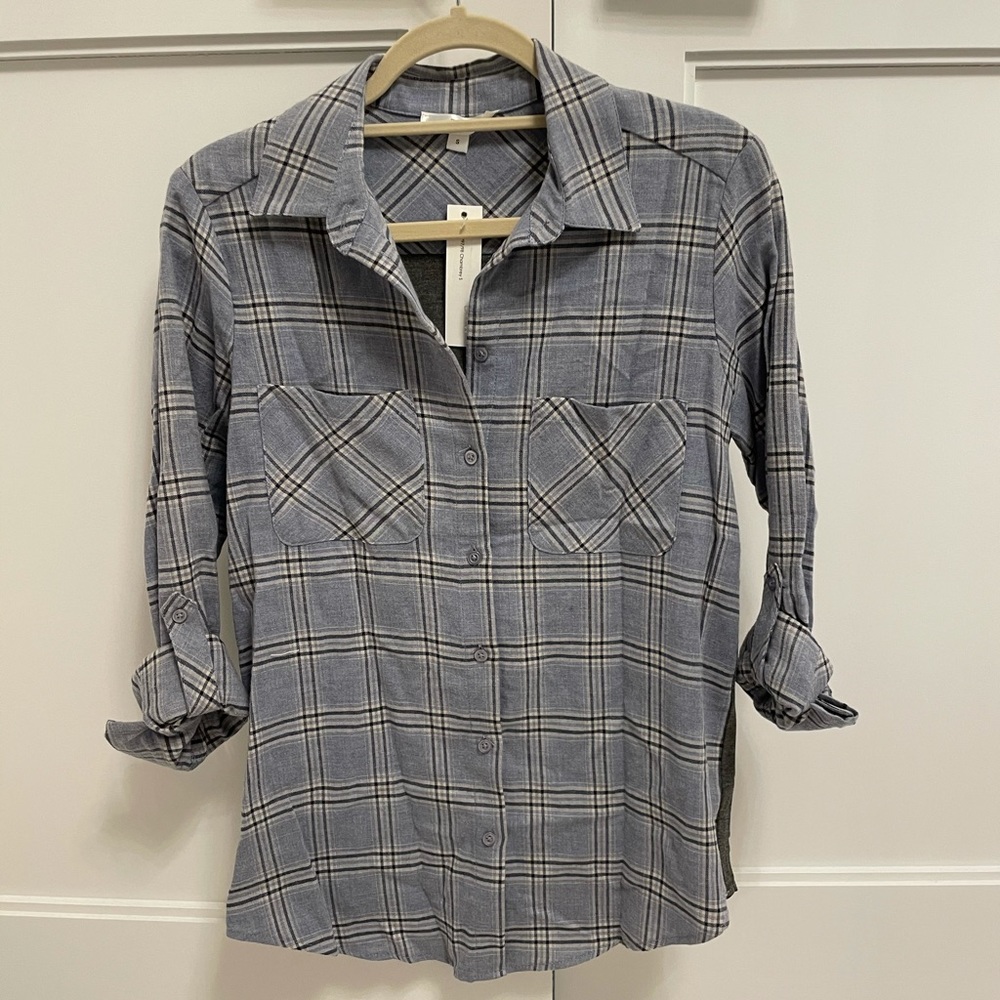 Women’s Plaid Top by DREW